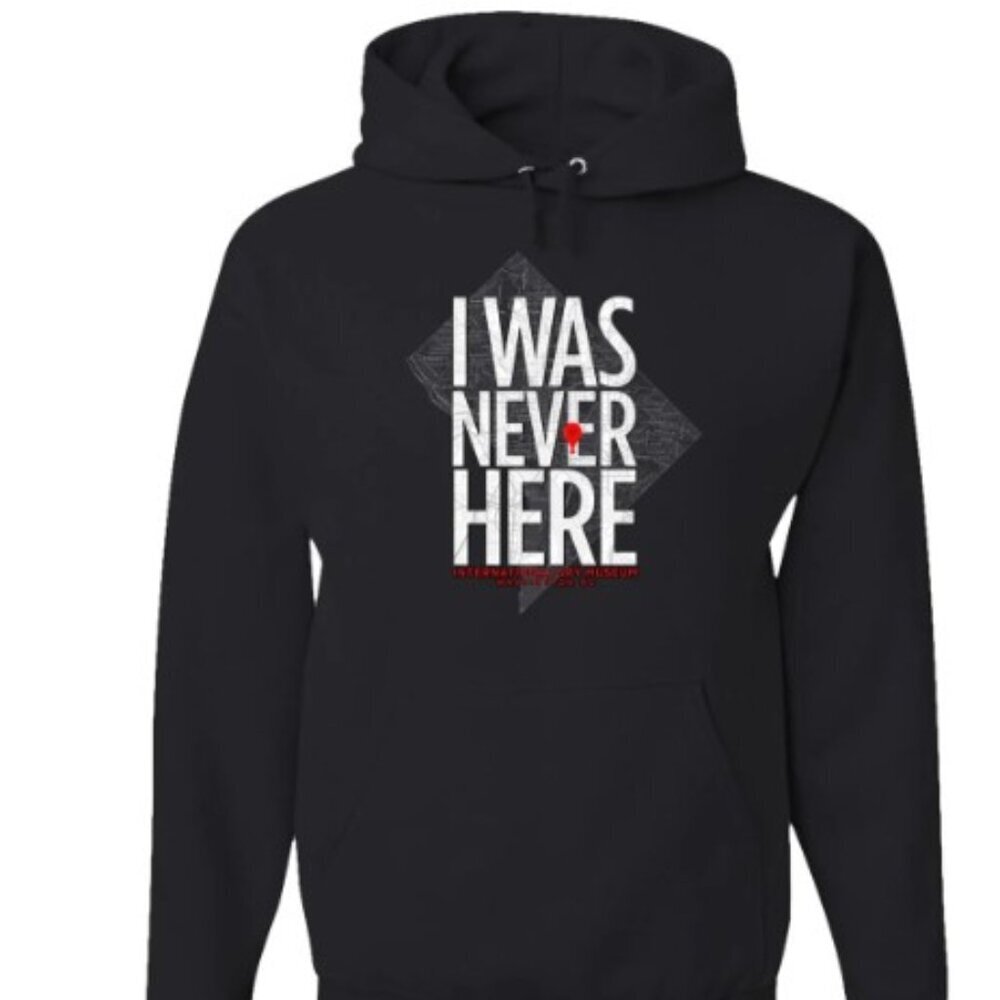 International Spy Museum Medium Black Hoodie Sweatshirt - Picture 1 of 6